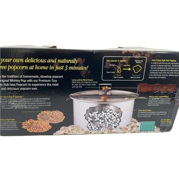 NEW Whirley Pop Stove Top Popcorn Popper - Picture 5 of 5